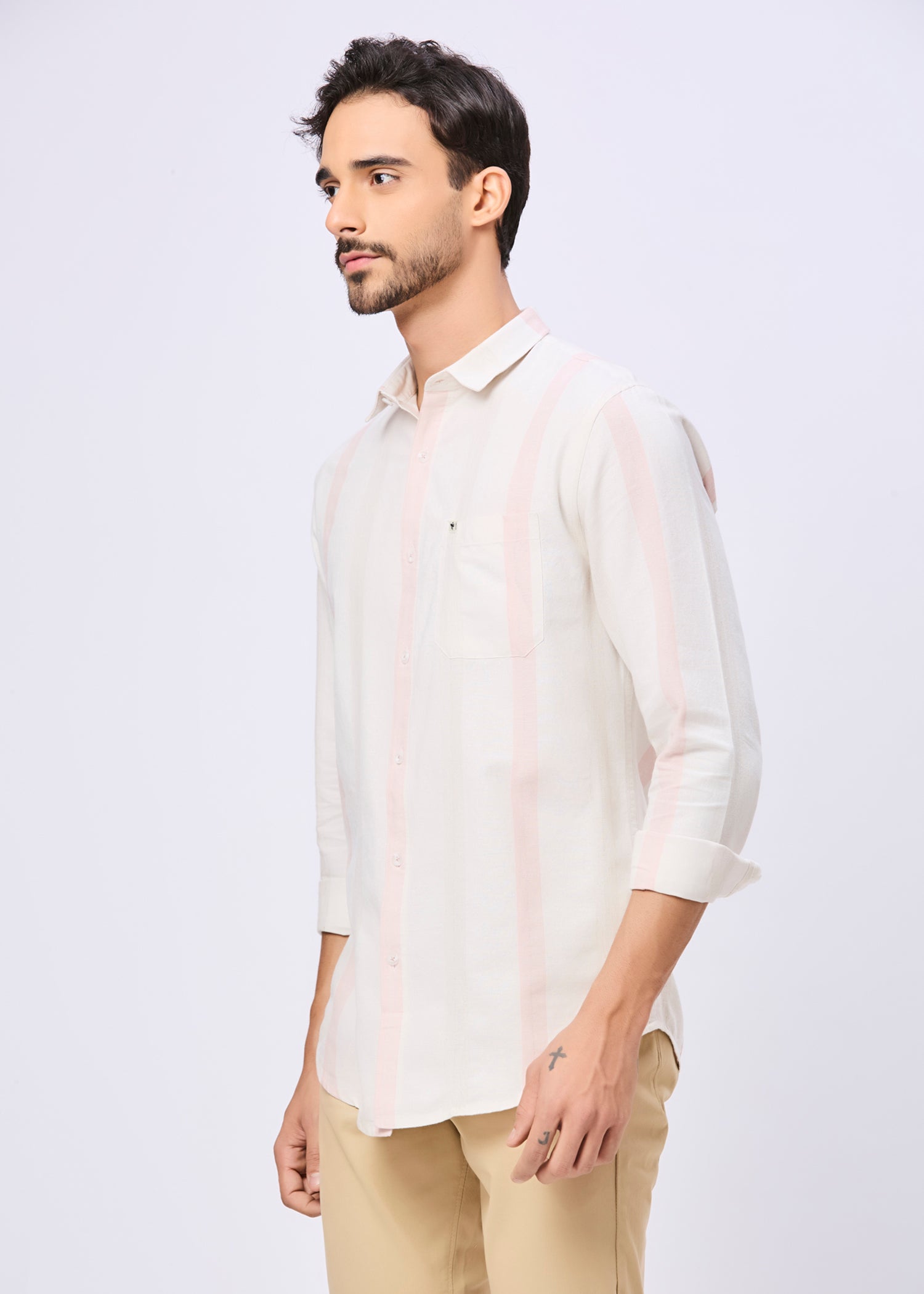 Arrington Striped Full Sleeve Shirt