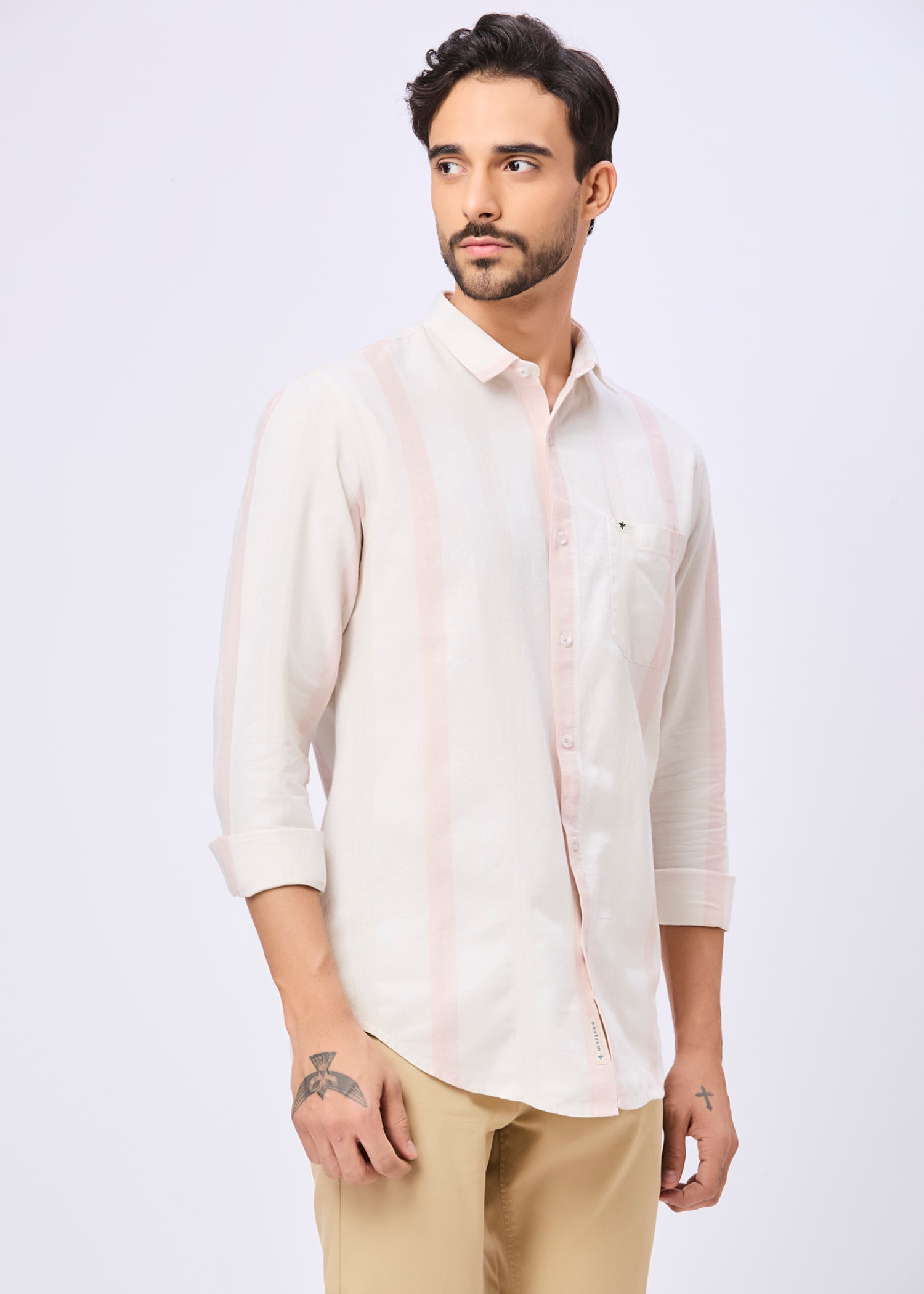 Arrington Striped Full Sleeve Shirt