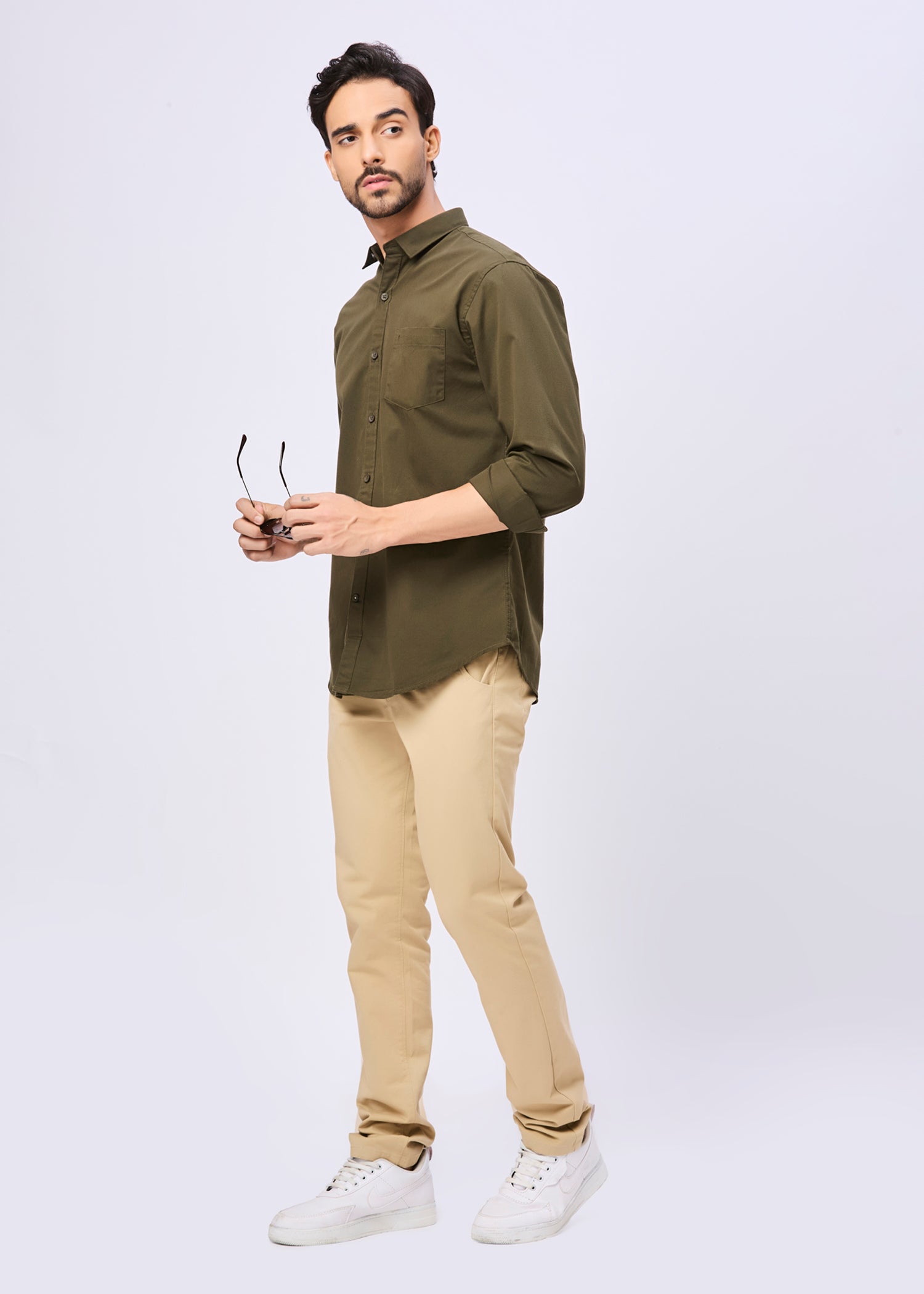 Thurman Solid Full Sleeve Shirt