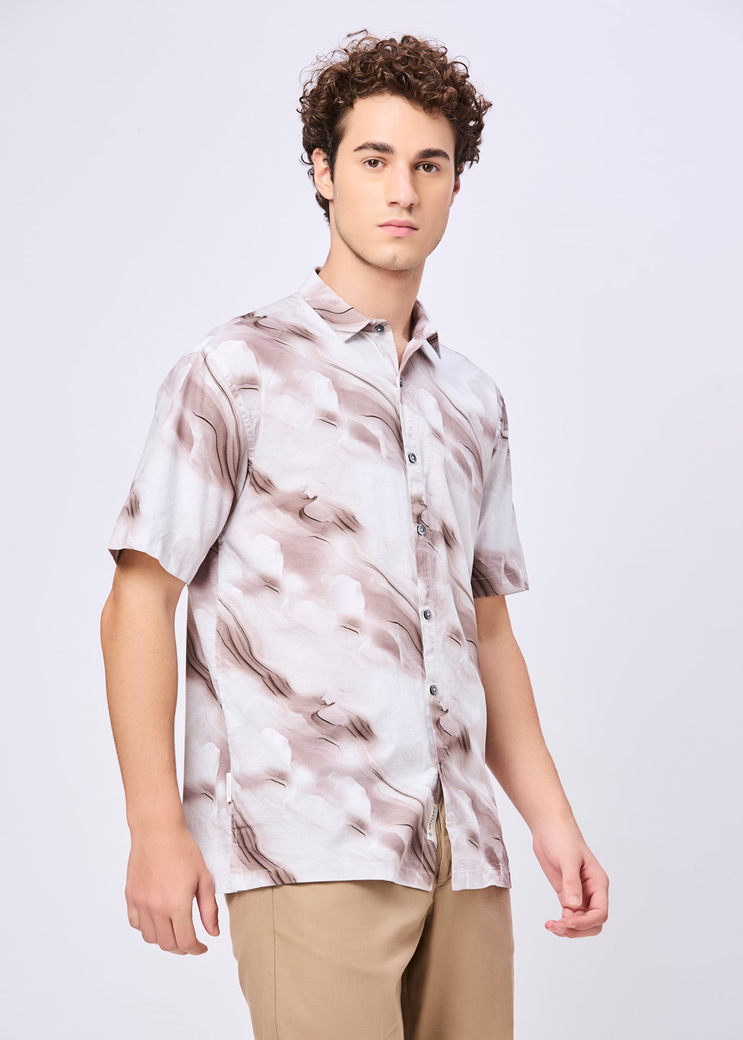 Abell Abstract Print Shirt