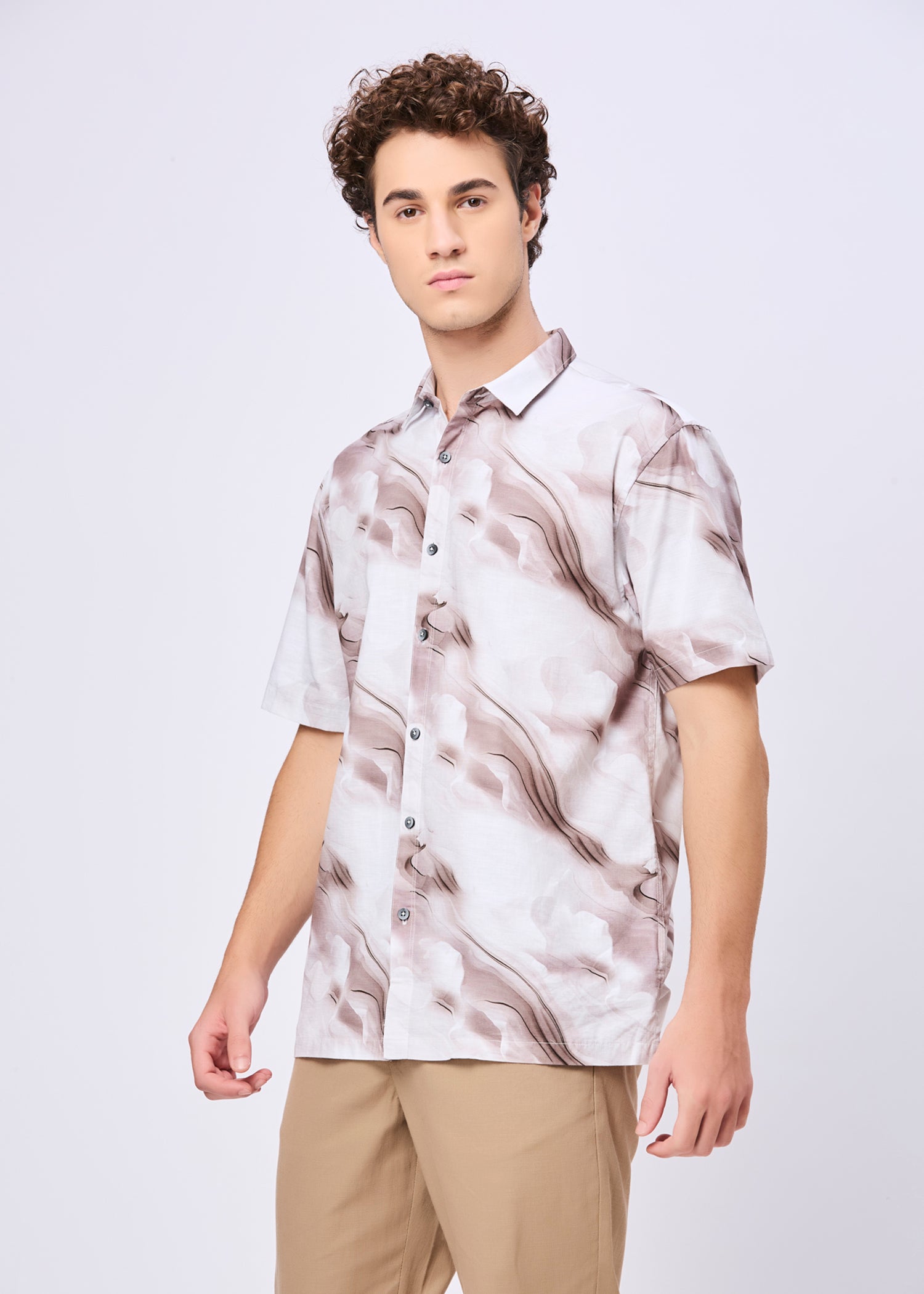 Abell Abstract Print Shirt