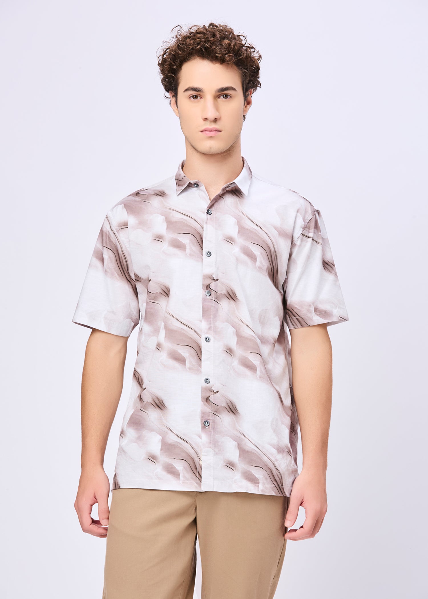 Abell Abstract Print Shirt