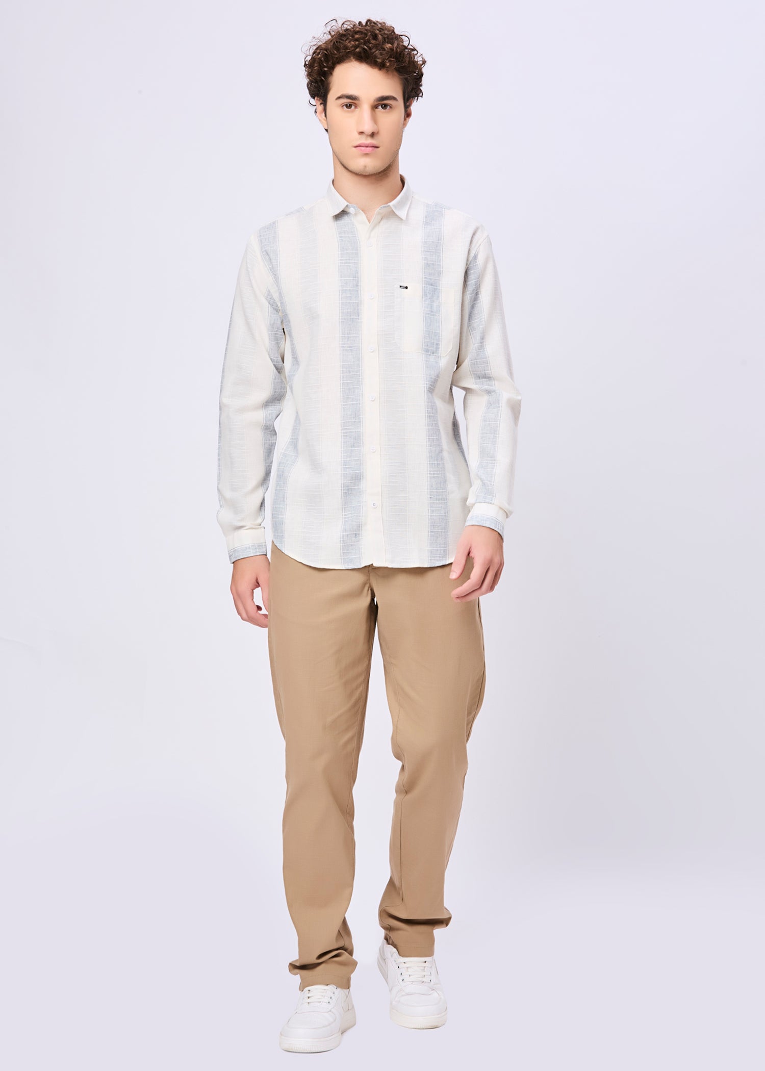 Foggy Striped Casual Shirt