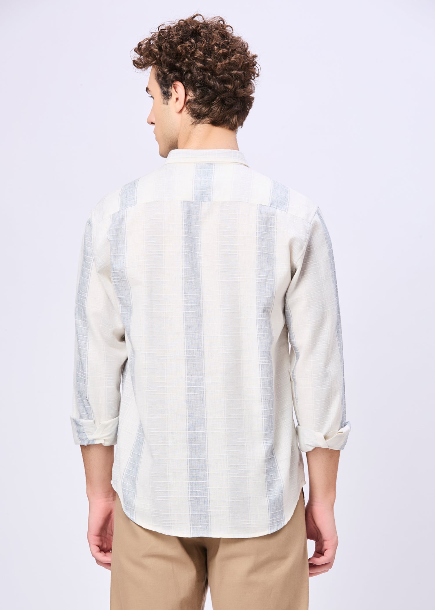 Foggy Striped Casual Shirt