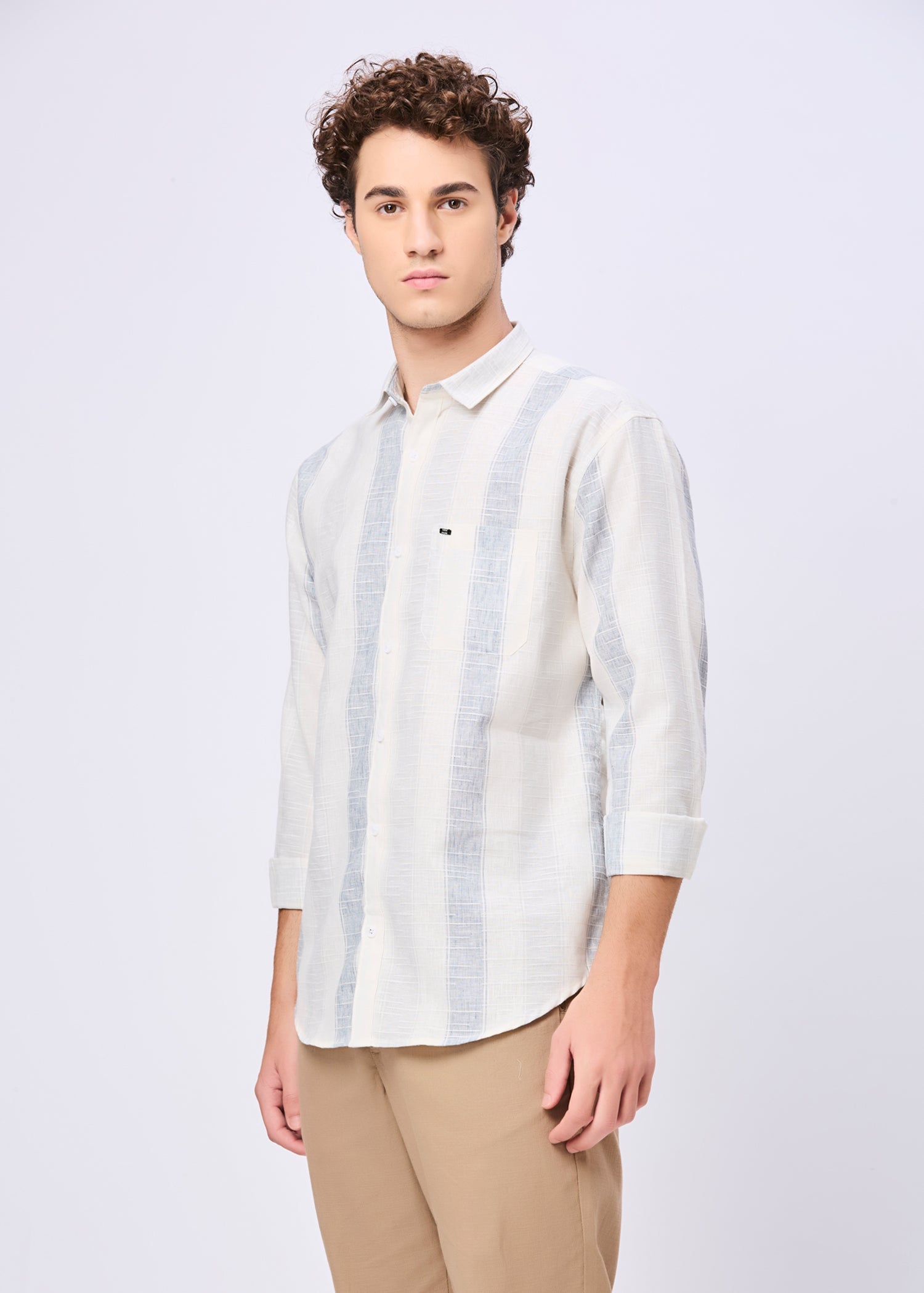 Foggy Striped Casual Shirt