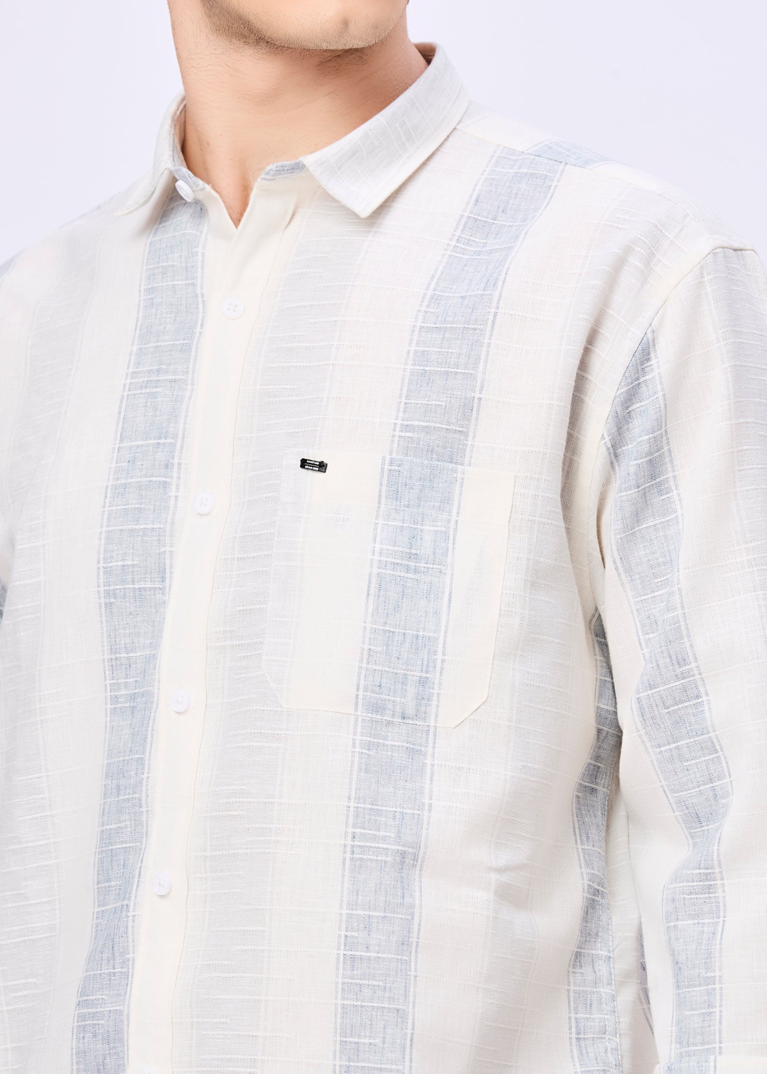 Foggy Striped Casual Shirt