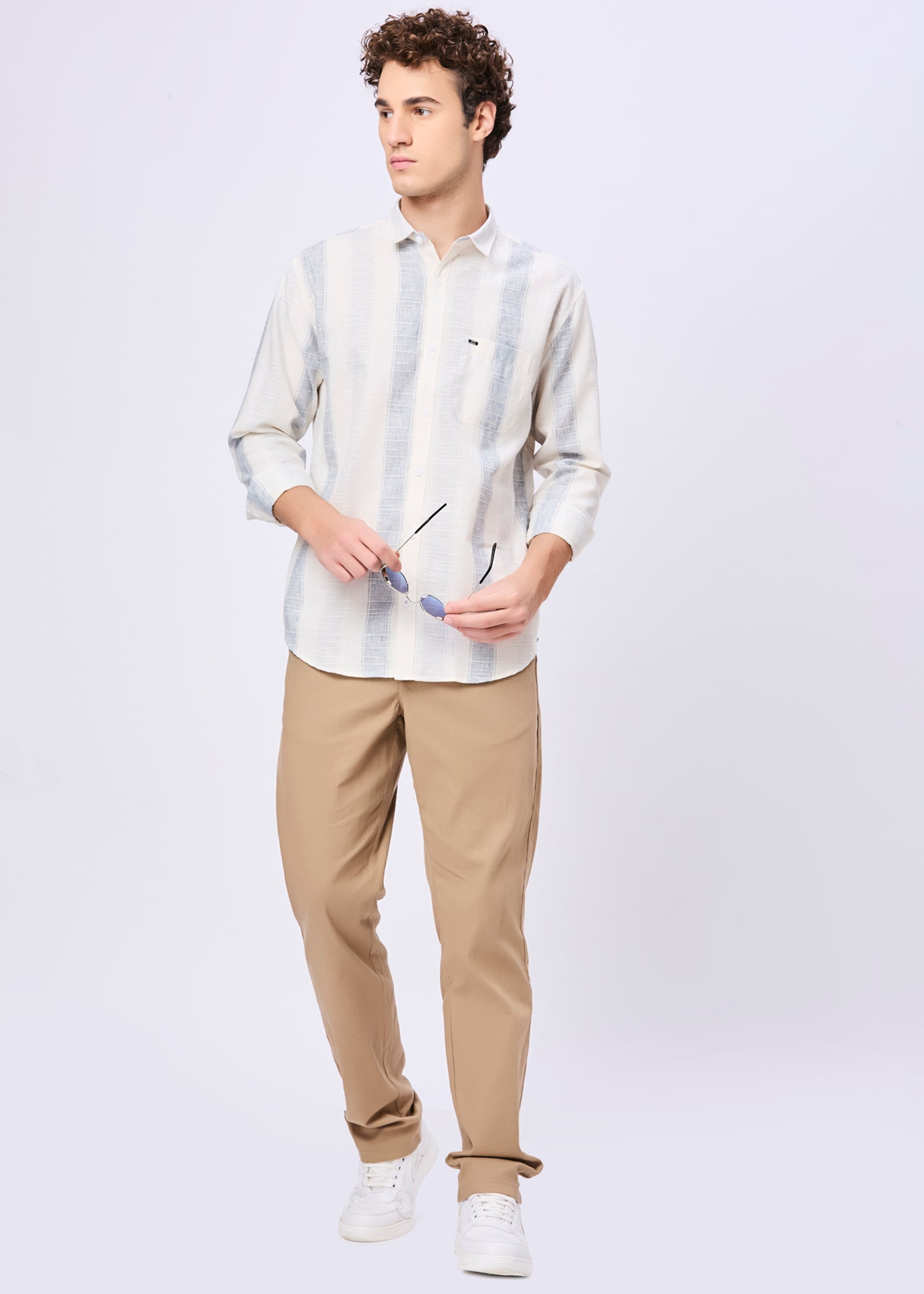 Foggy Striped Casual Shirt