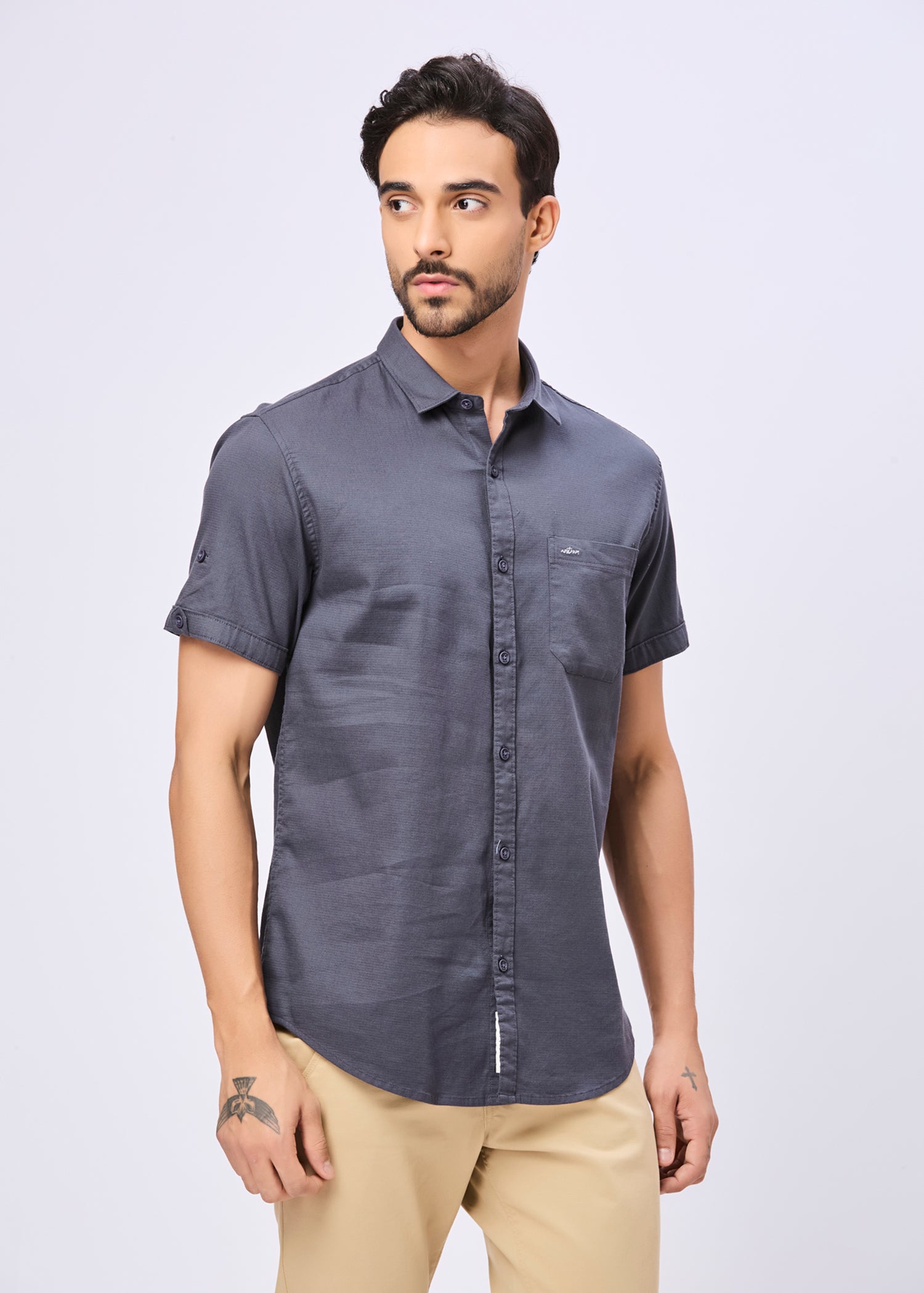 Advota Half Sleeve Solid Shirt