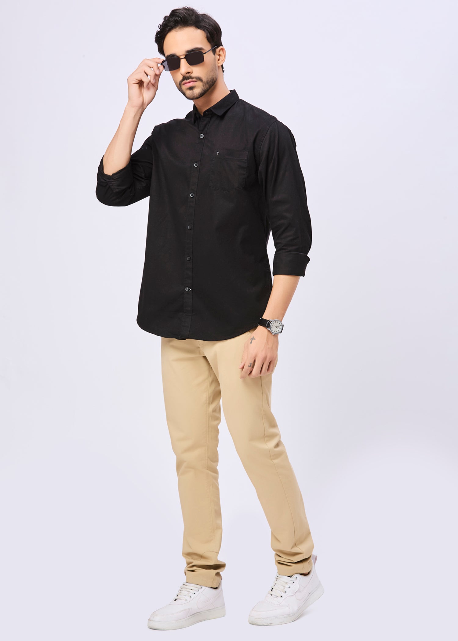 Thurman Solid Full Sleeve Shirt