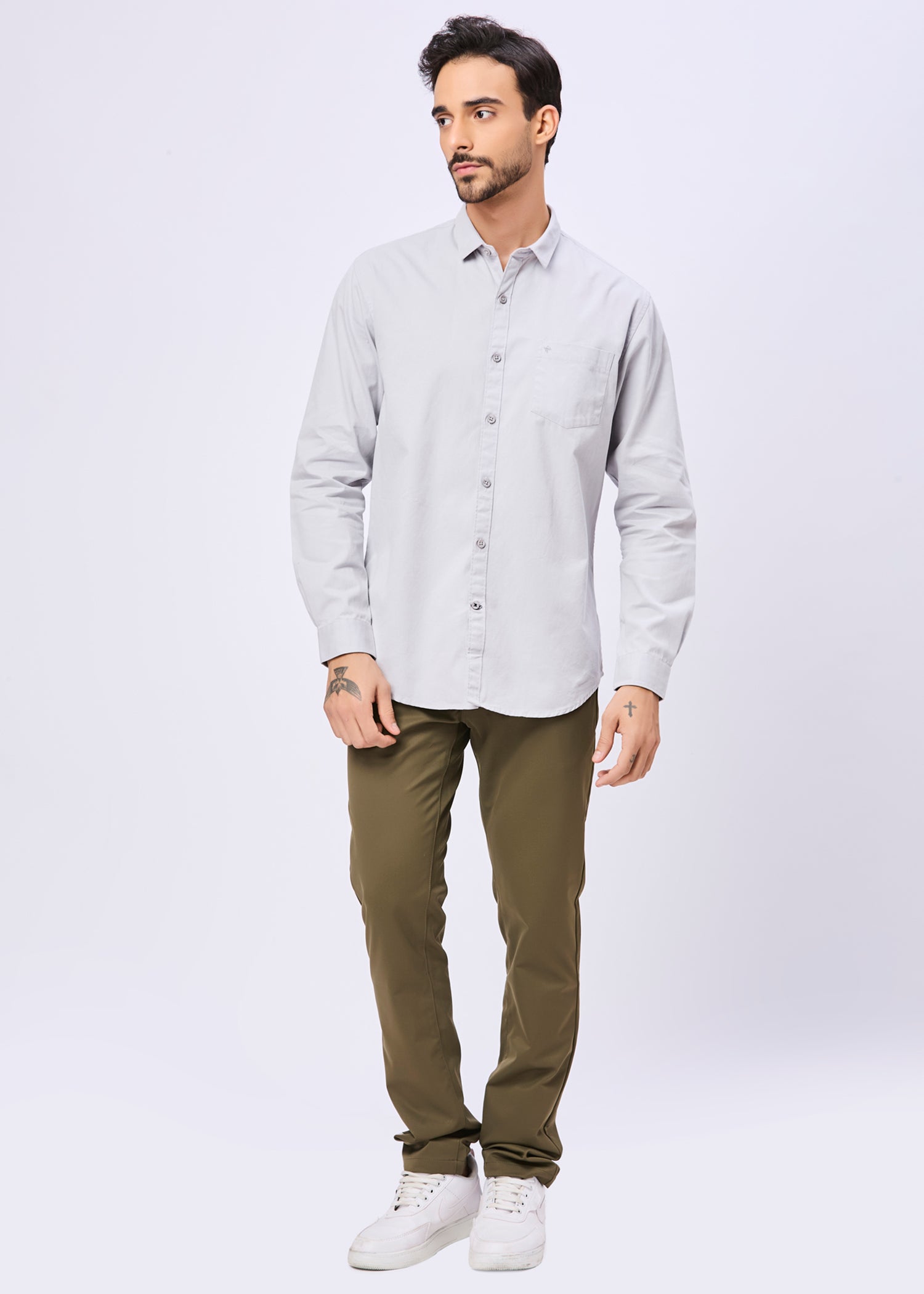 Thurman Solid Full Sleeve Shirt