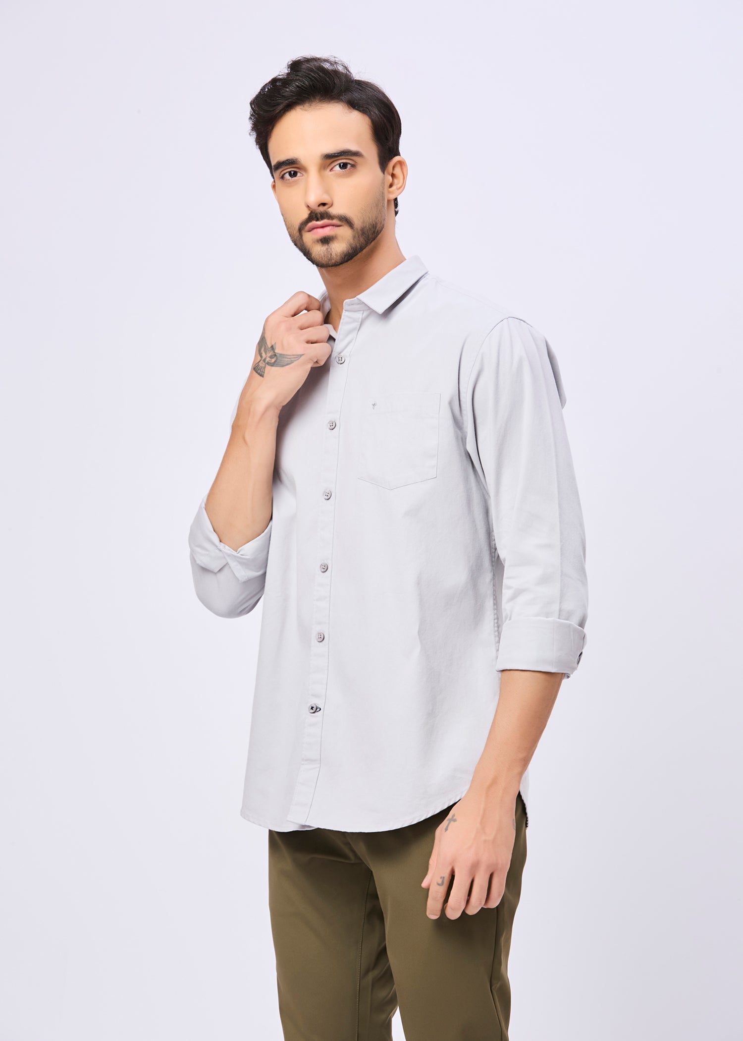 Thurman Solid Full Sleeve Shirt