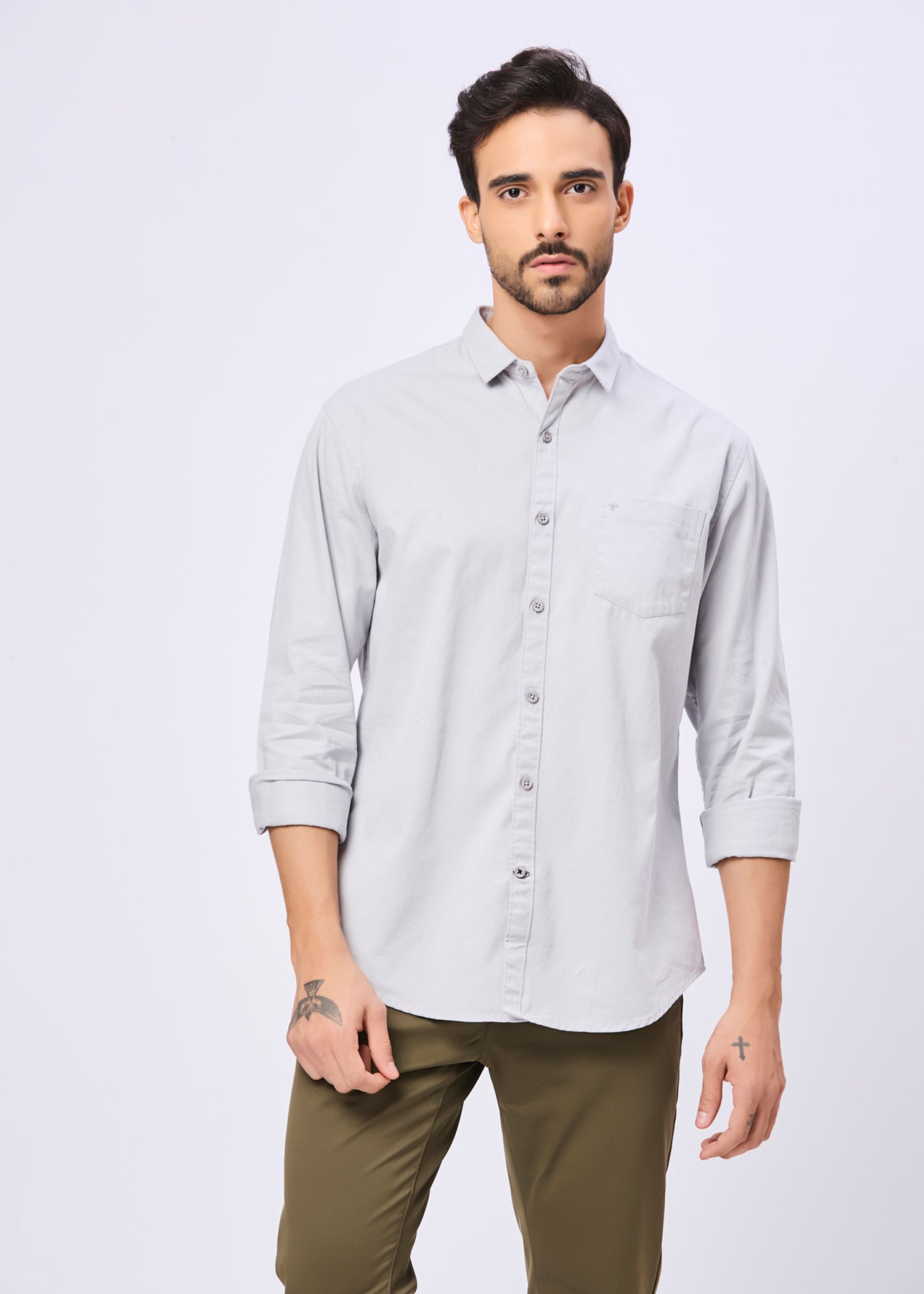 Thurman Solid Full Sleeve Shirt