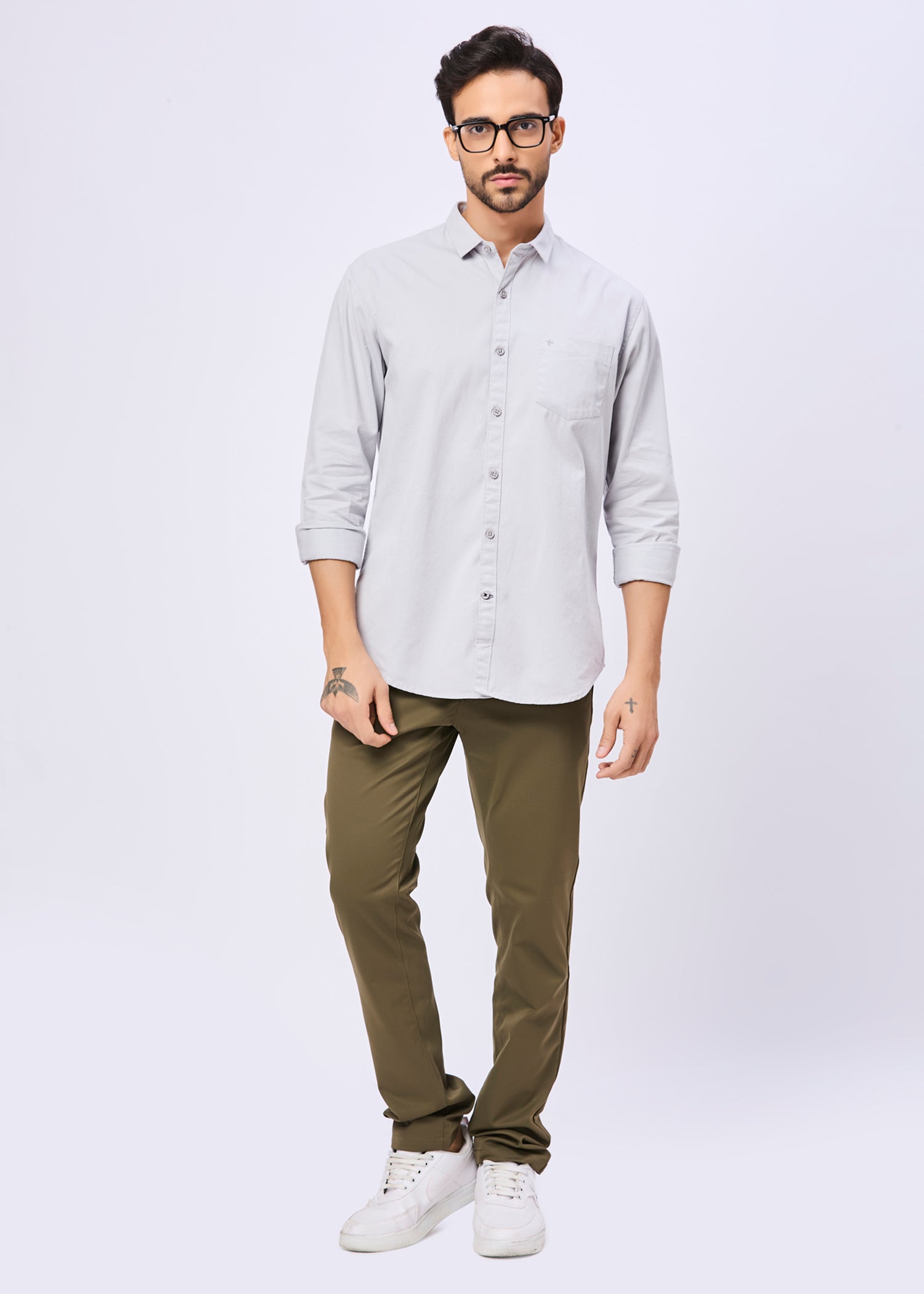Thurman Solid Full Sleeve Shirt