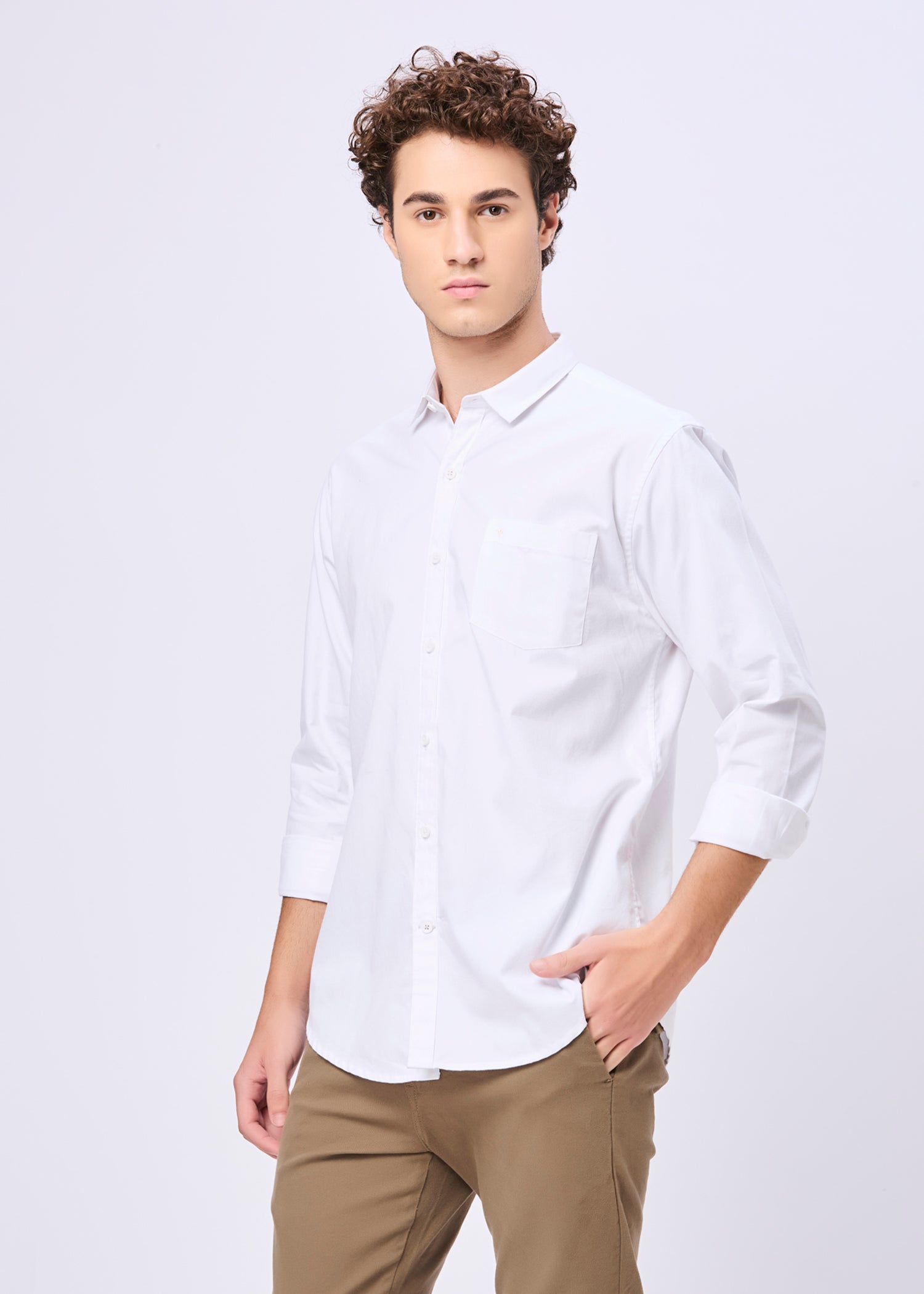 Thurman Solid Full Sleeve Shirt