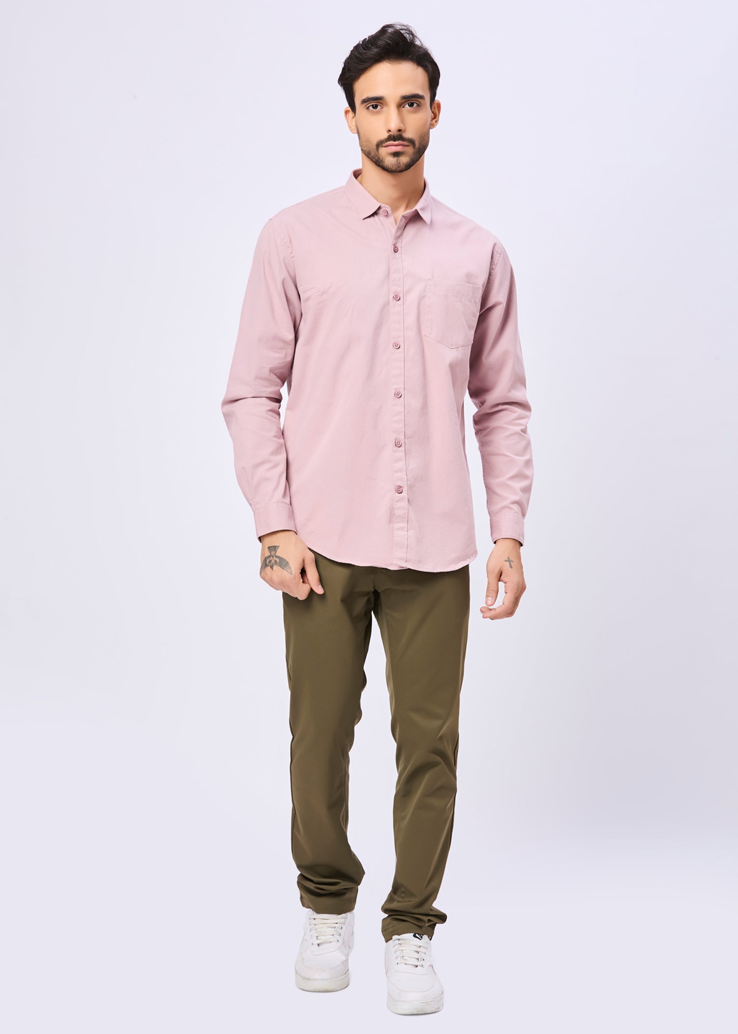 Thurman Solid Full Sleeve Shirt