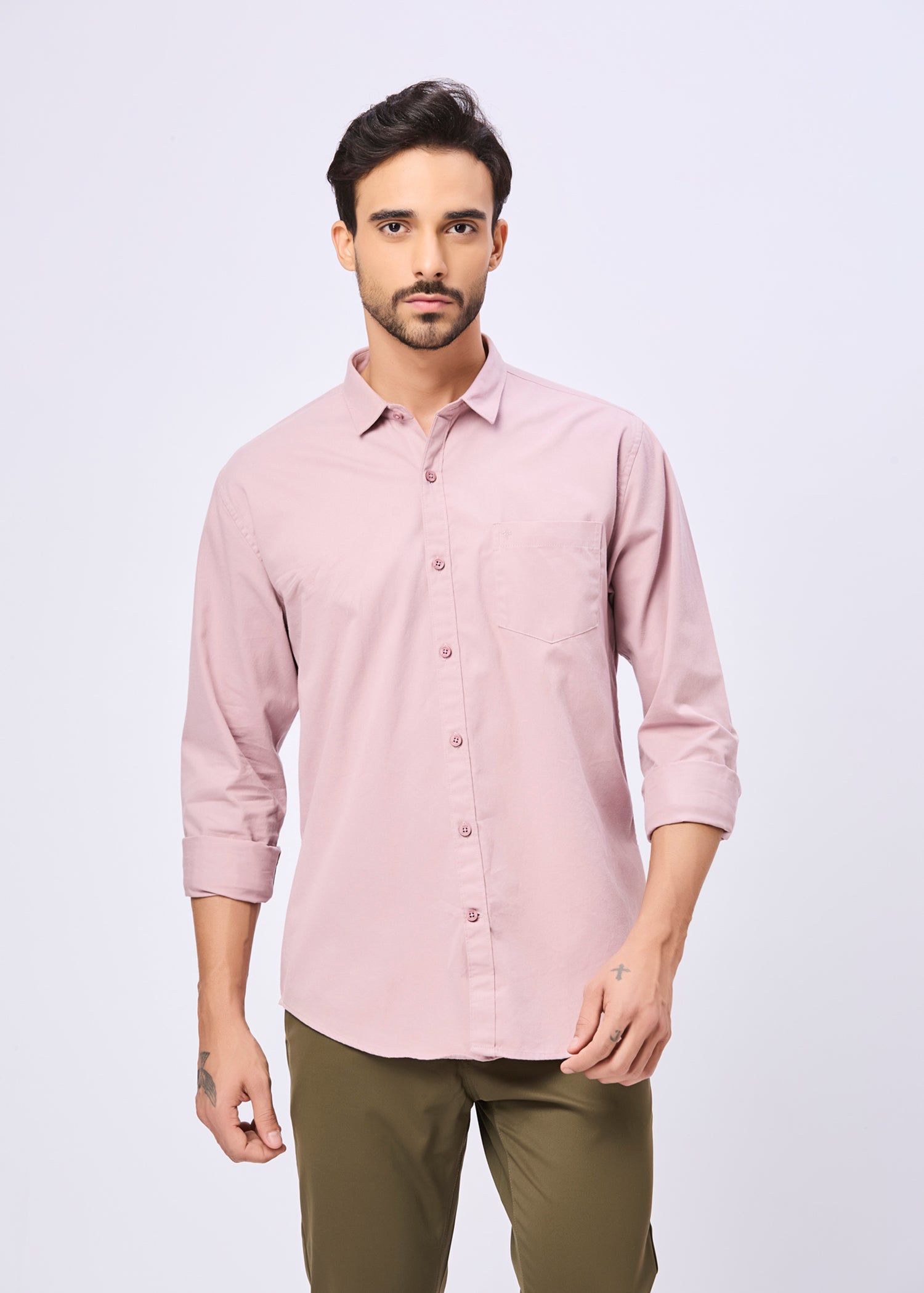 Thurman Solid Full Sleeve Shirt