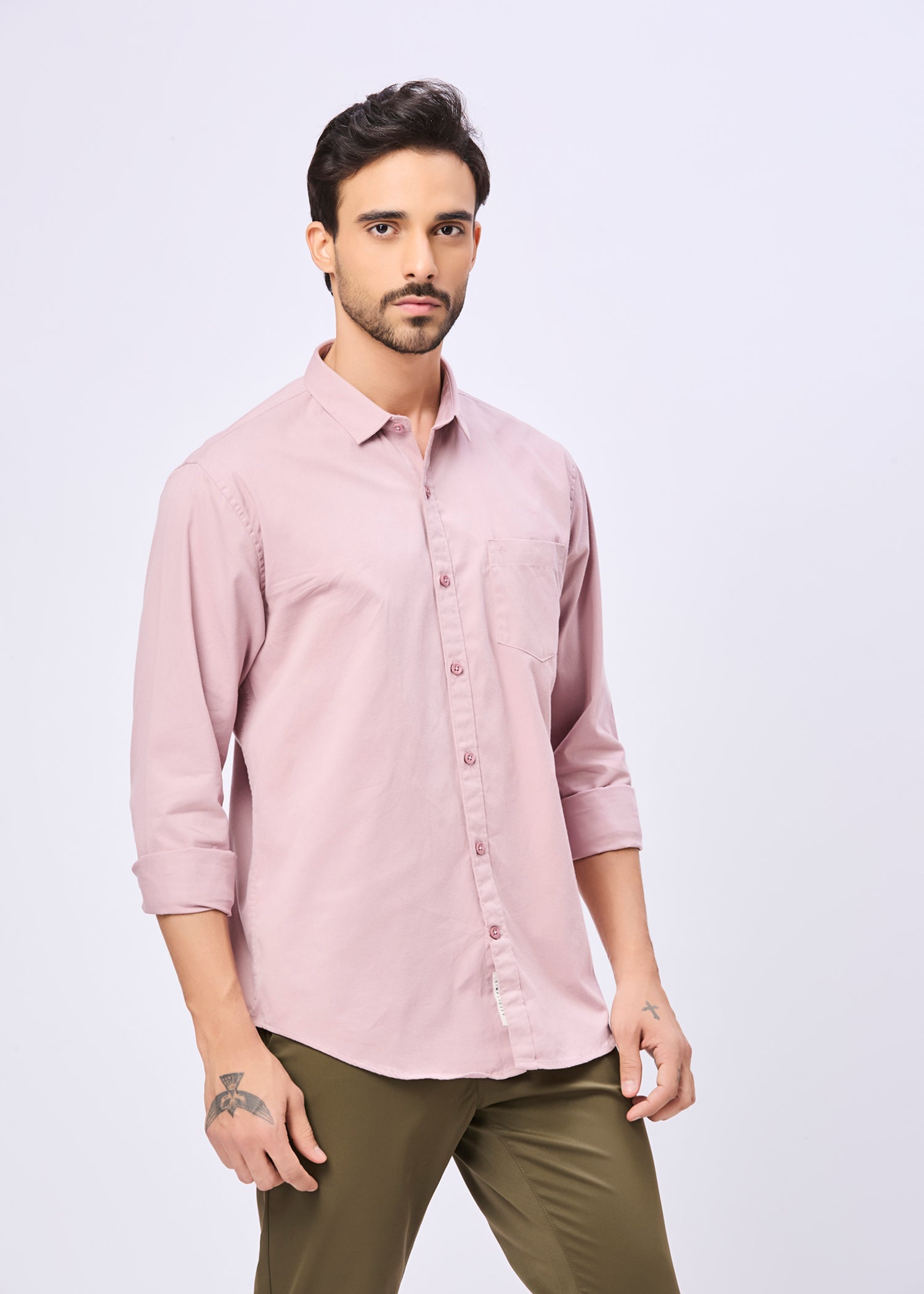 Thurman Solid Full Sleeve Shirt