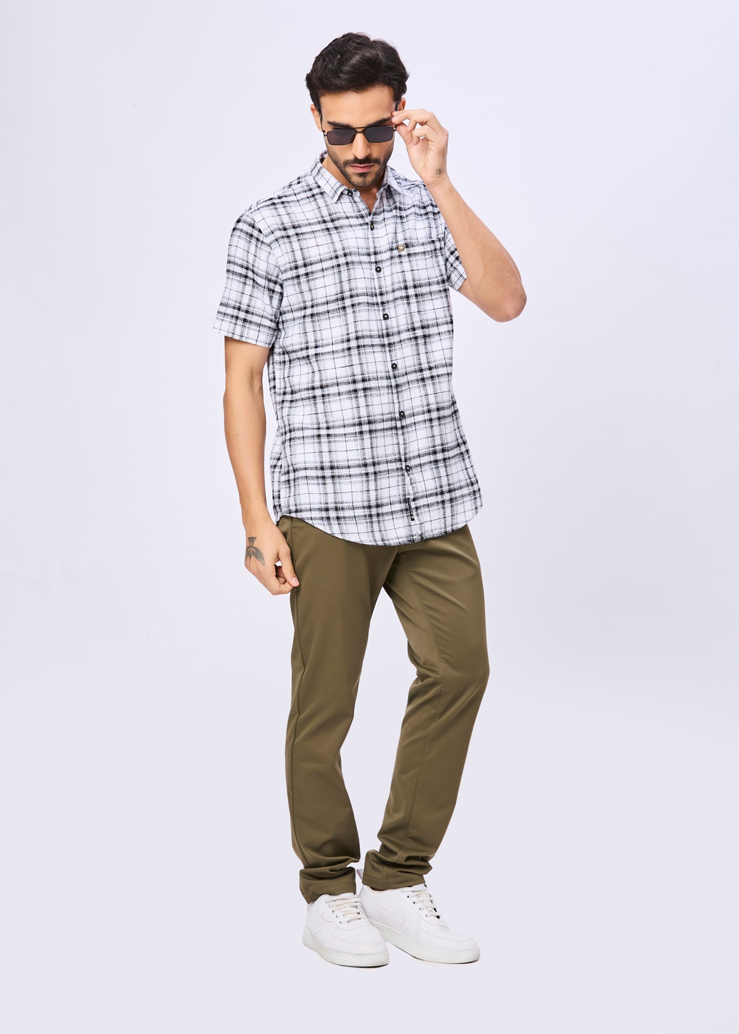 Howley Checked Half Sleeve Shirt