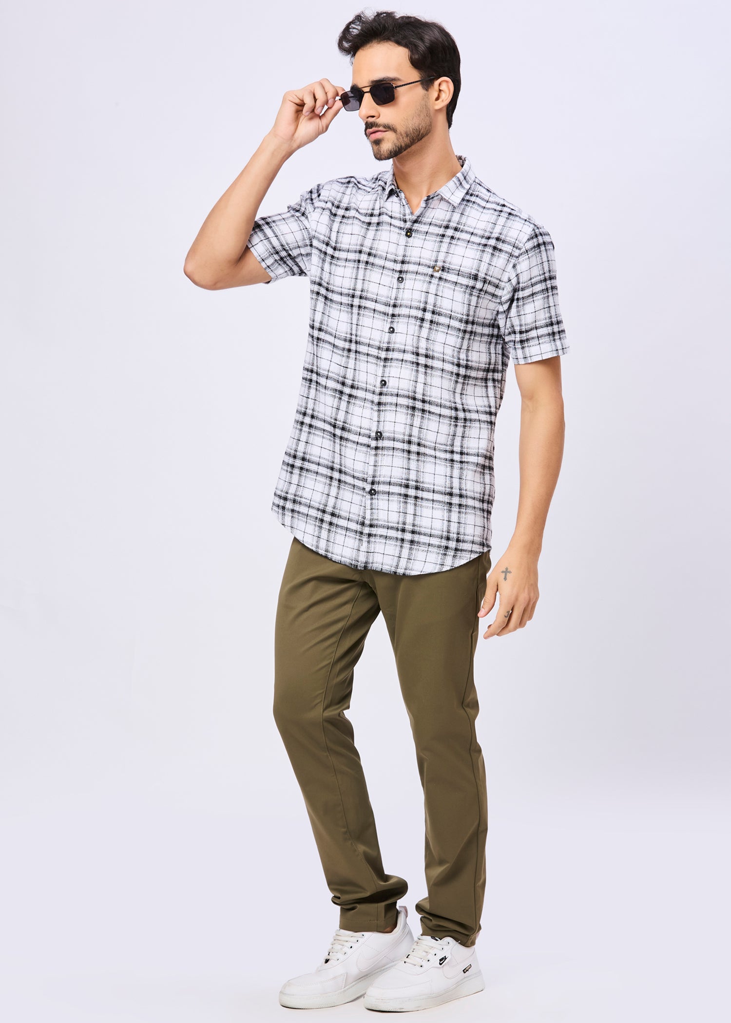 Howley Checked Half Sleeve Shirt