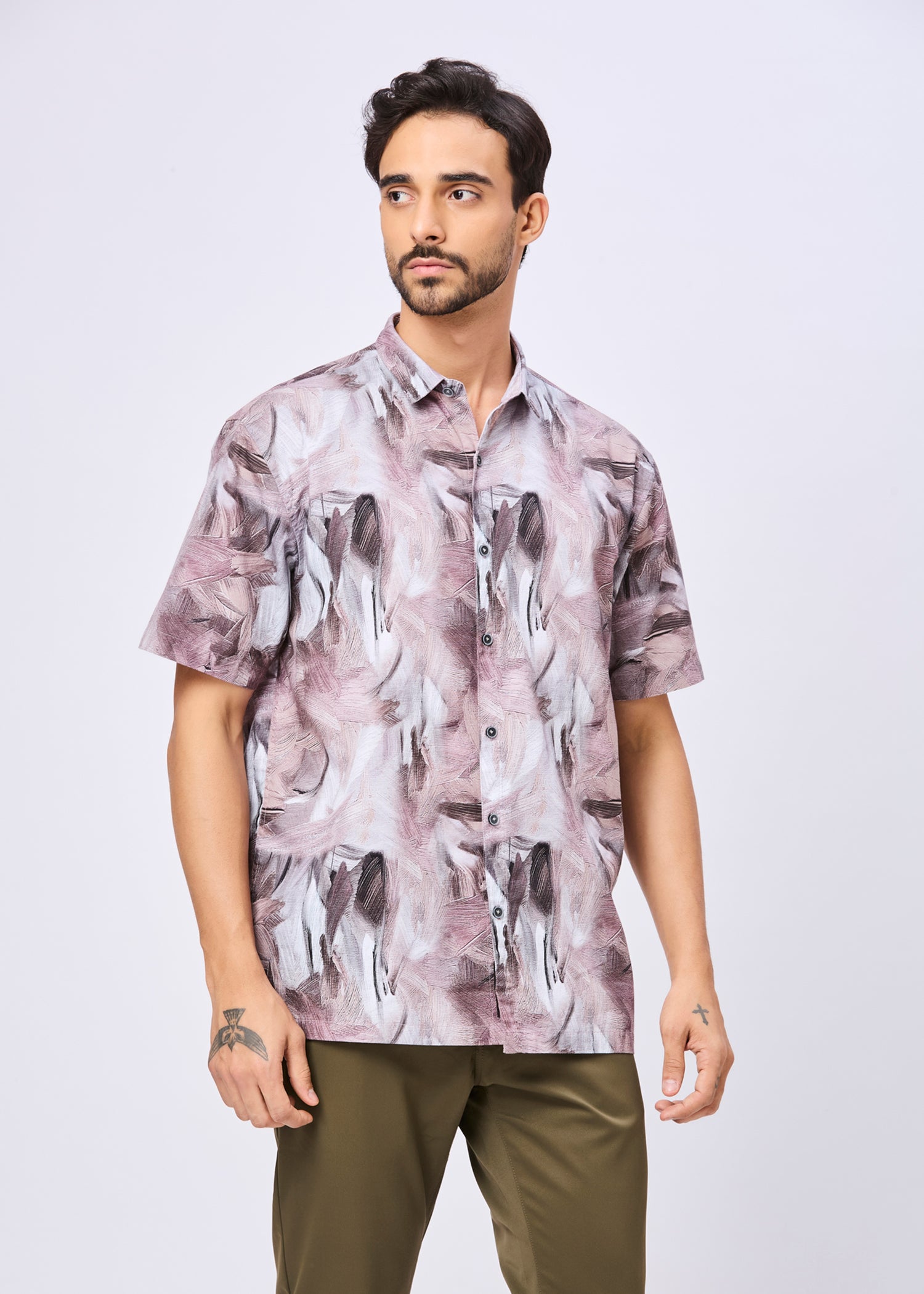Aikman Abstract Printed Shirt