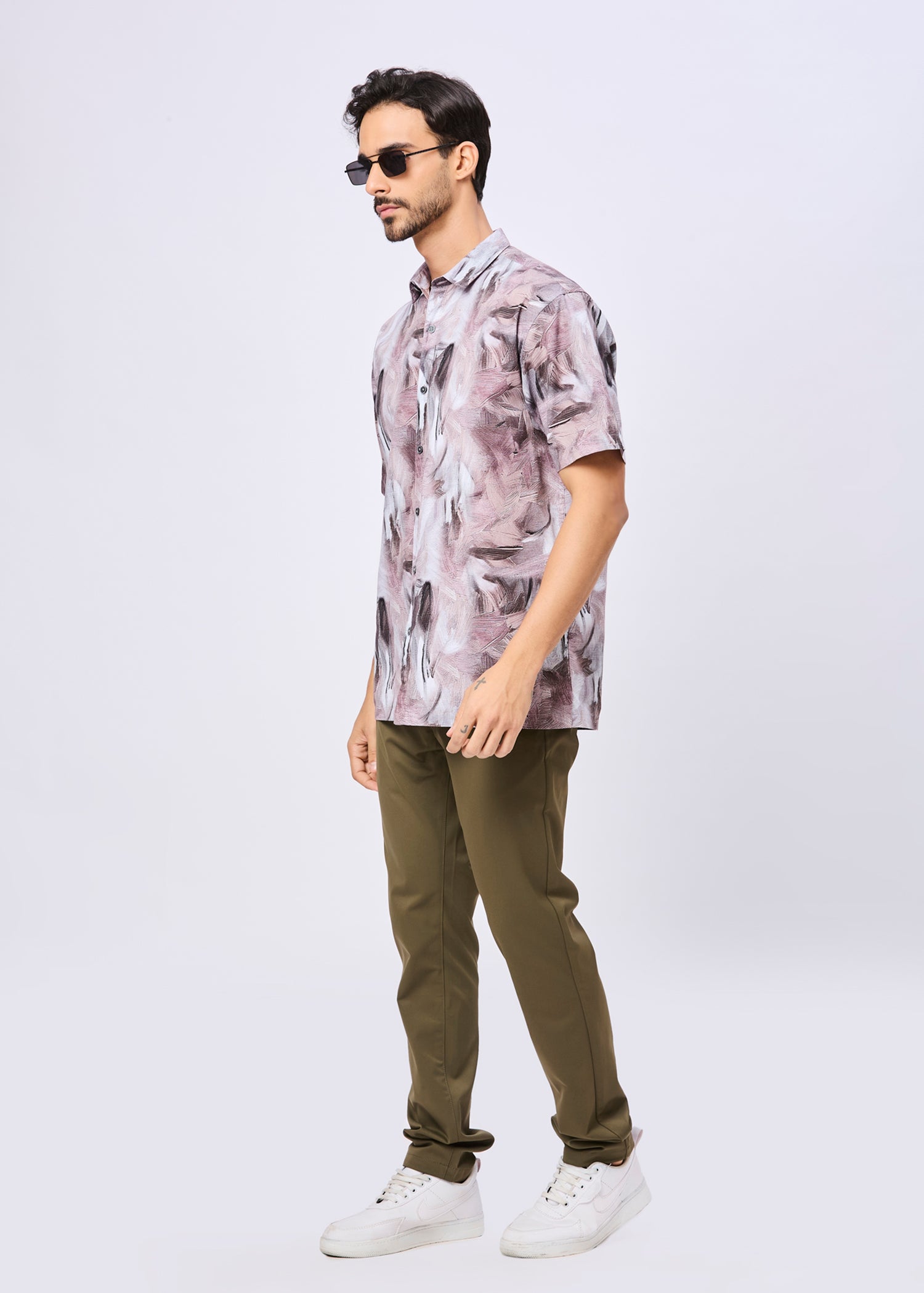 Aikman Abstract Printed Shirt
