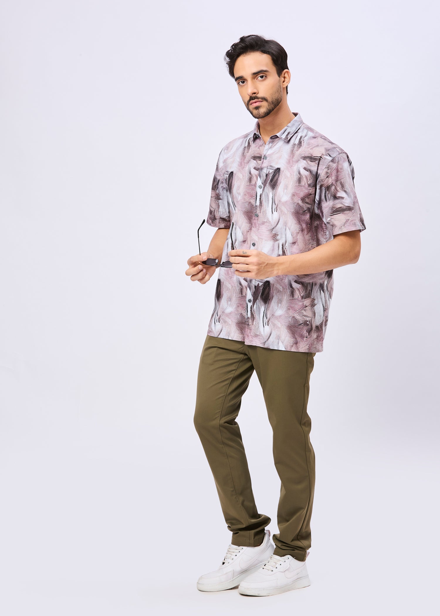 Aikman Abstract Printed Shirt