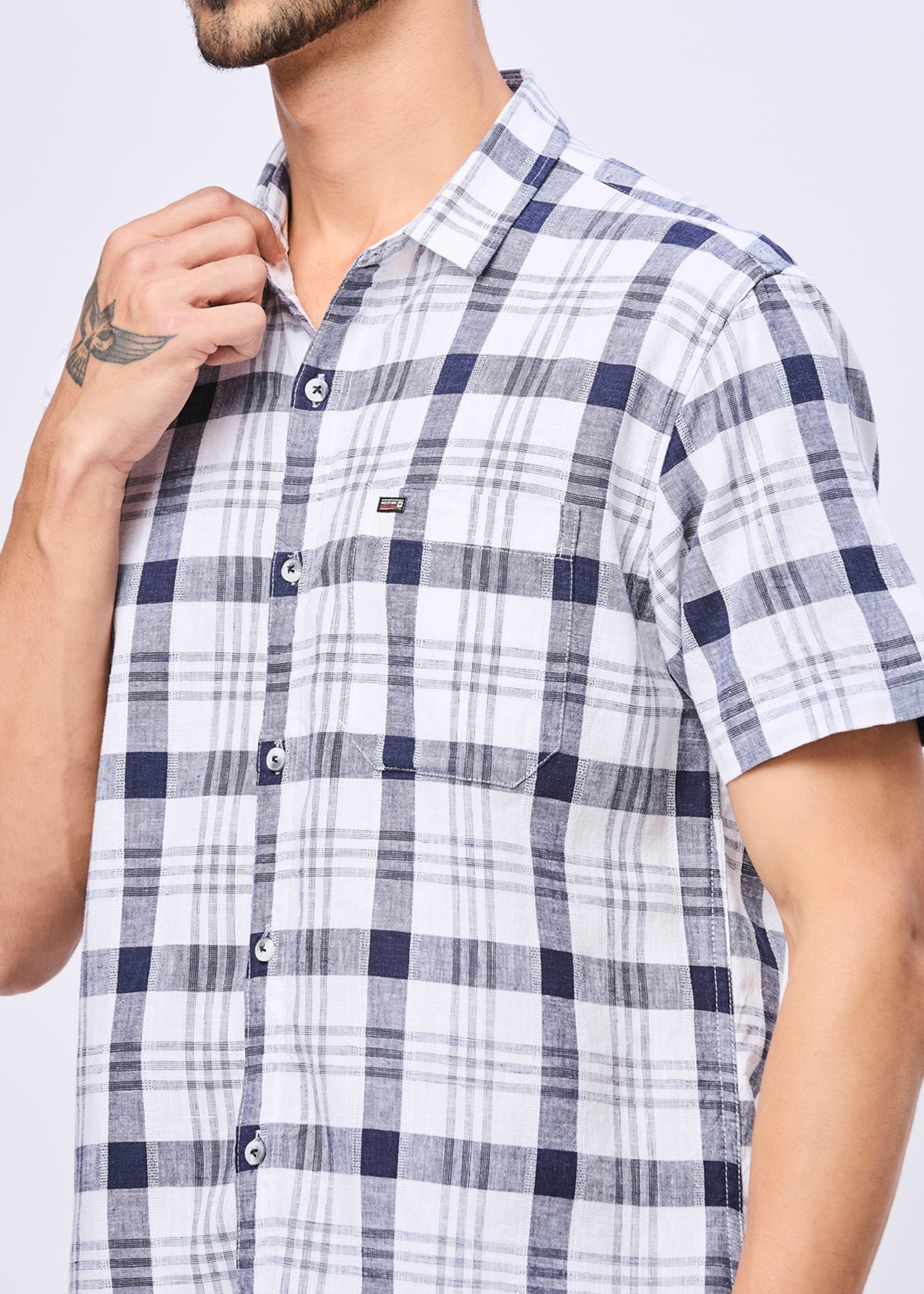 Bidwill Checked Half Sleeve Shirt