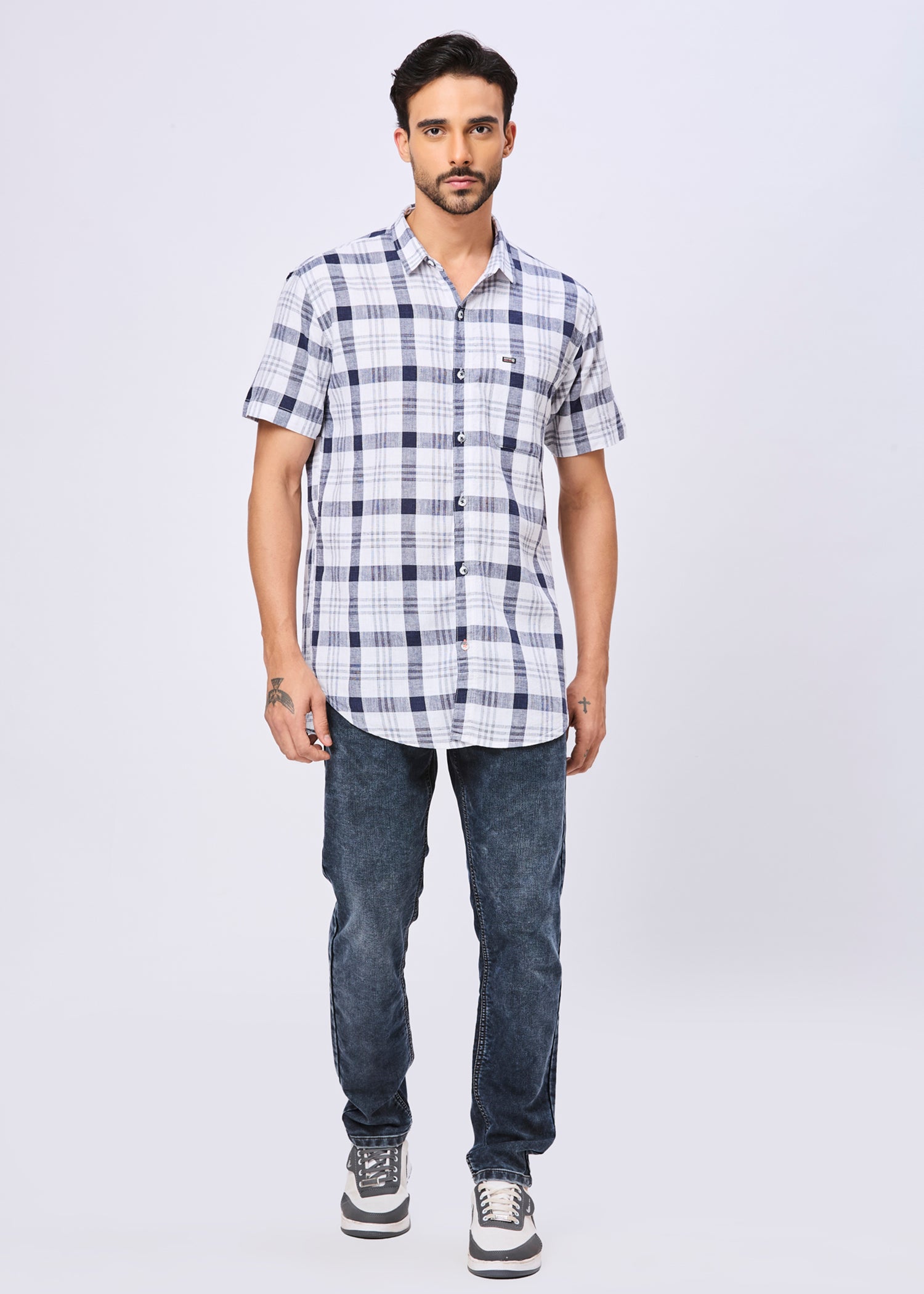 Bidwill Checked Half Sleeve Shirt