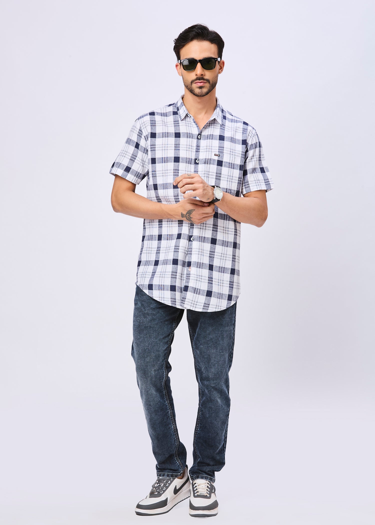 Bidwill Checked Half Sleeve Shirt