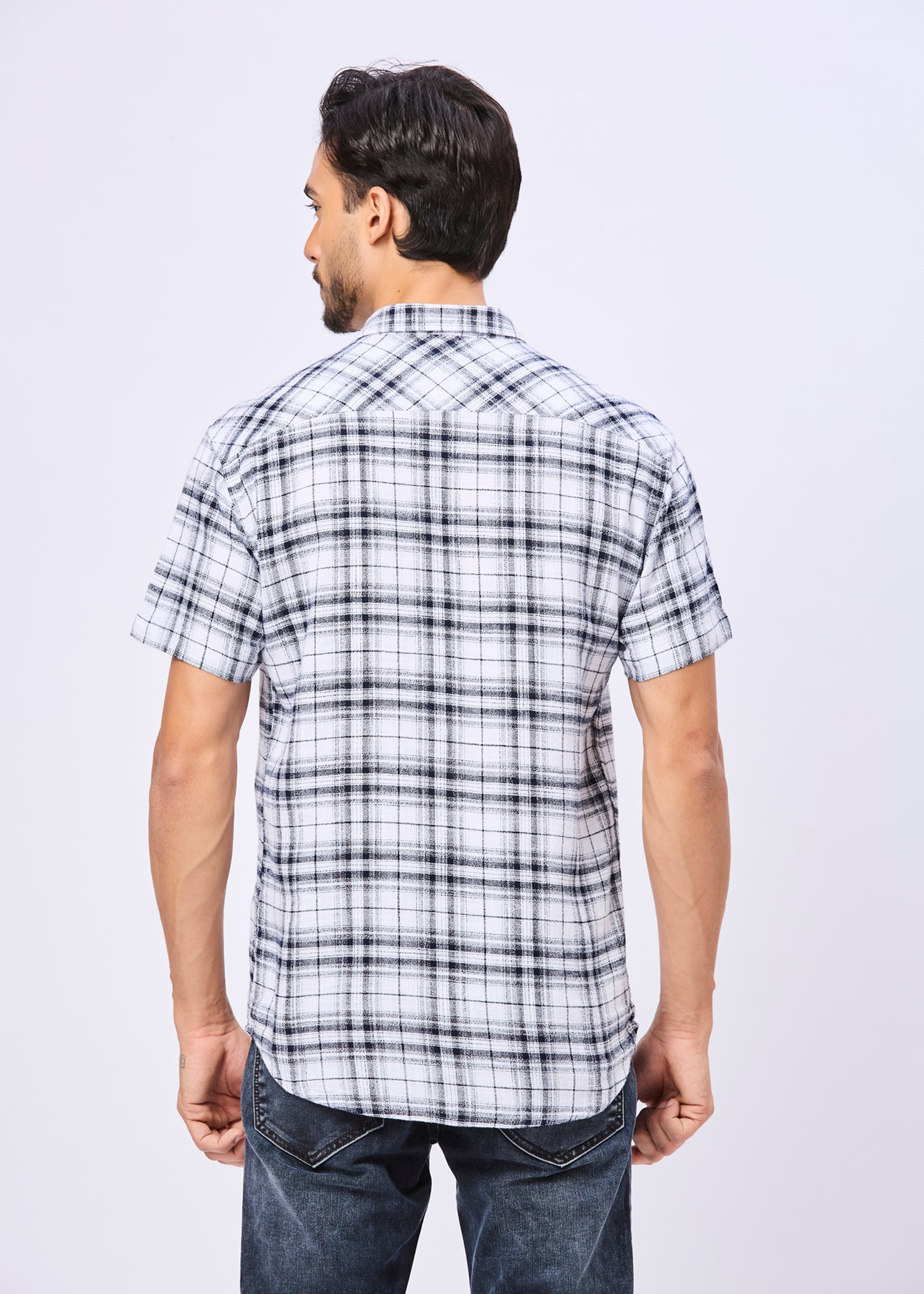 Howley Checked Half Sleeve Shirt