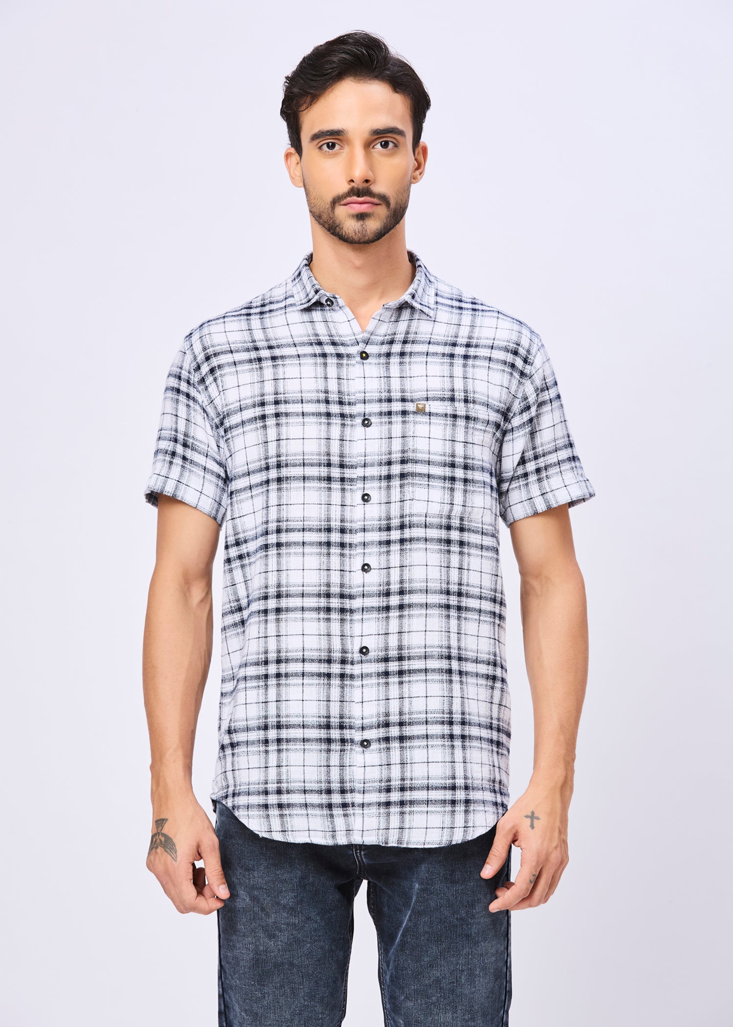 Howley Checked Half Sleeve Shirt