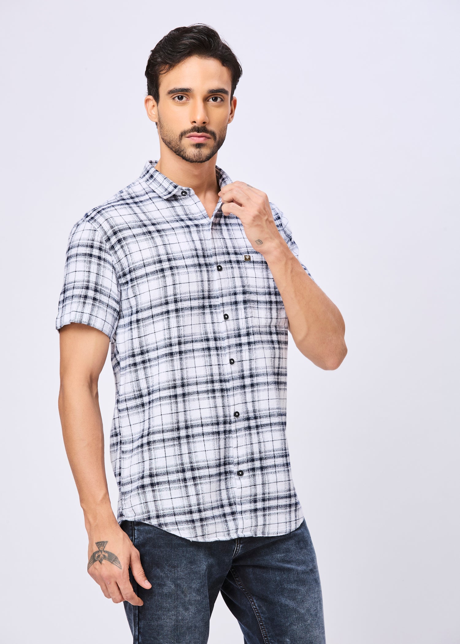 Howley Checked Half Sleeve Shirt