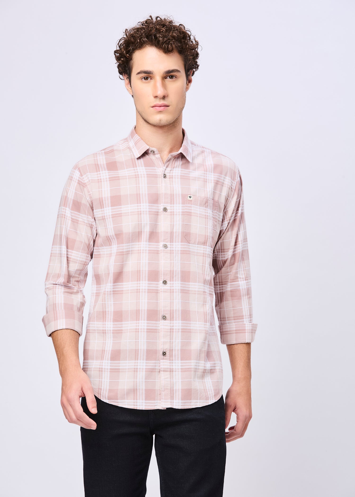Lightining Checked Casual Shirt