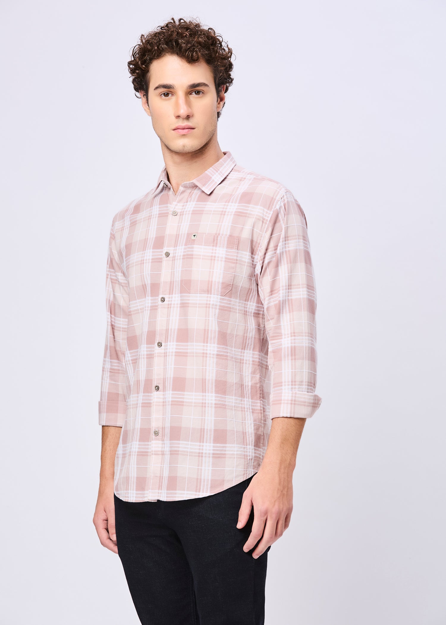 Lightning Checked Casual Shirt