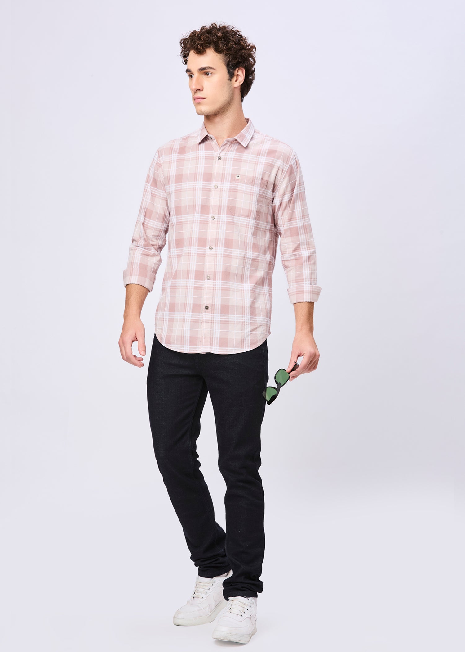 Lightning Checked Casual Shirt