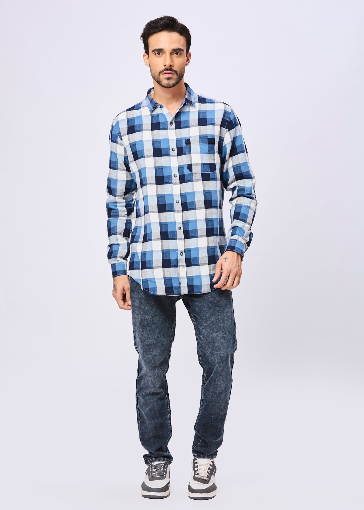 Herber Checked Casual Shirt