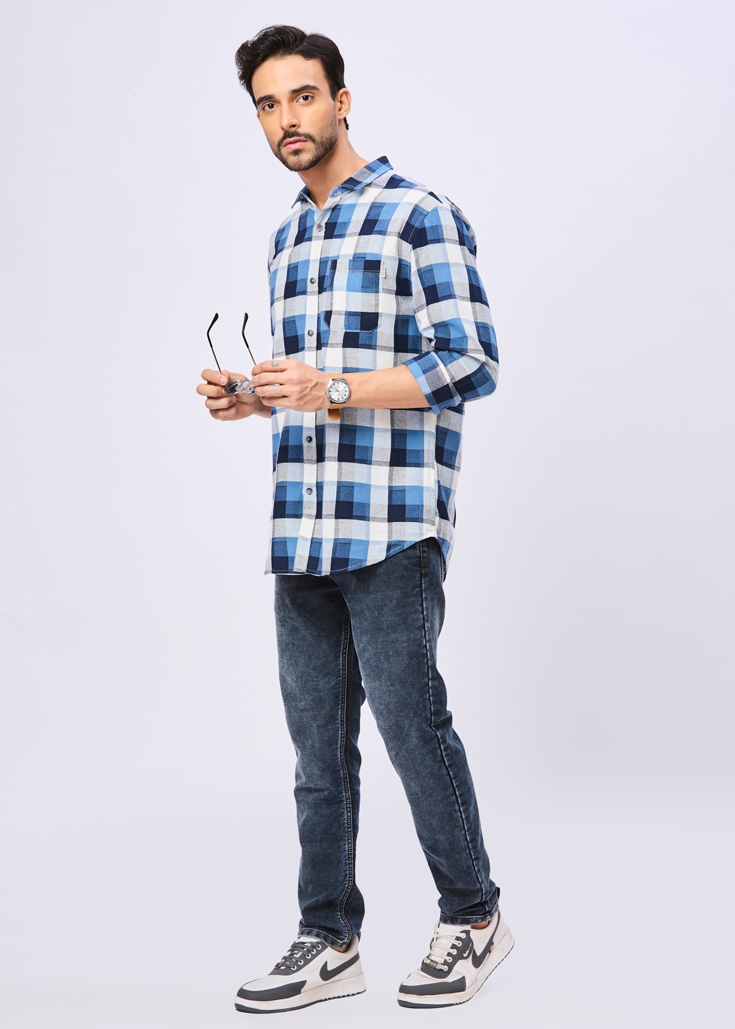 Herber Checked Casual Shirt